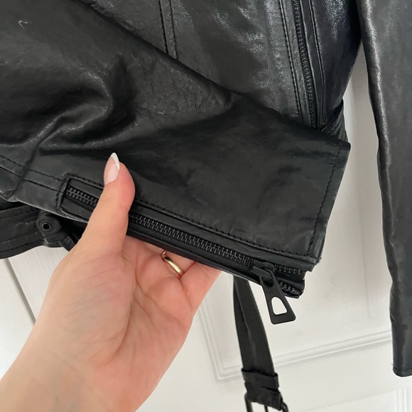 RUDSAK Black Leather Jacket - Picture 6 of 8